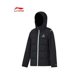 Lining/李宁正品综合体能系列儿童反光加绒保暖短款羽绒服YYMT074