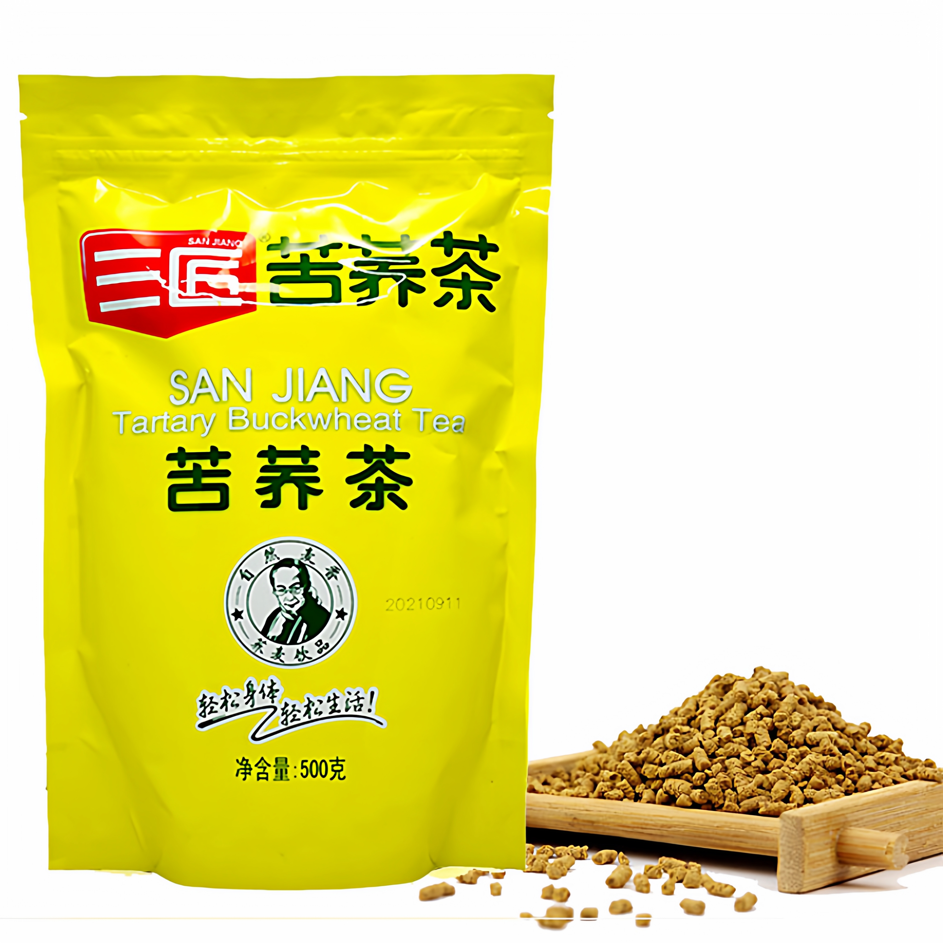 清香型四川大凉山黄苦荞茶正品