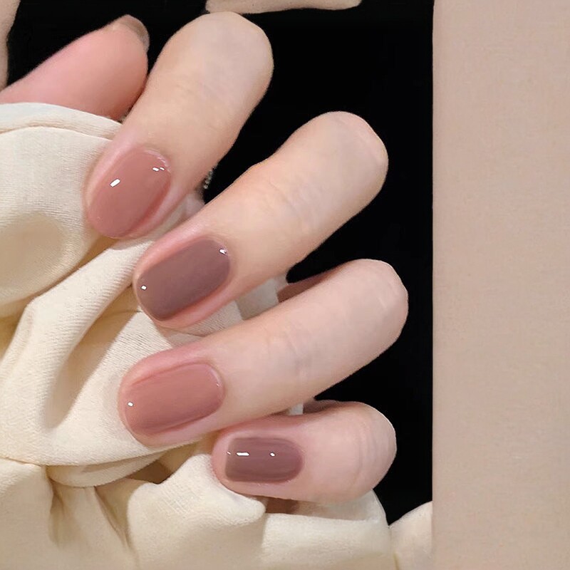 豆沙裸色指甲油胶2026年新款春夏流行马卡龙糖果色美甲胶甲油套装