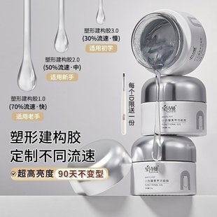 日式罐装延长建构底胶模型胶封层功能胶美甲店专用三种流速供选择