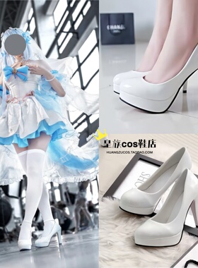 神里凌华告白序曲cos鞋 原神 游戏cosplay道具鞋 万用cos高跟鞋