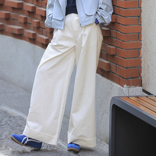 2026春款新品原创女士高腰显瘦直筒阔腿休闲百搭女裤