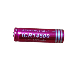 2节ICR14500锂电池4.2V大容量1200mAh 3.7V充电电池14500强光手电