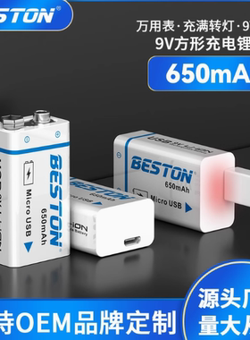 9VUSB650hao毫安充电池9VUSB650hao毫安充电池USB充电电池