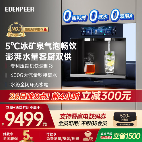 宜盾普W6冰矿泉气泡水0阻垢