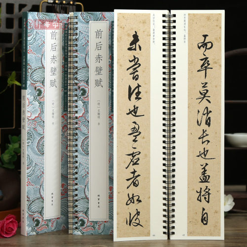 文徵明前后赤壁赋近距离临摹字卡