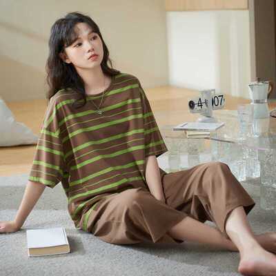 休闲时尚纯棉家居服专柜品质女款