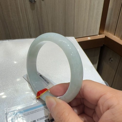 翡翠玉手镯冰糯种阳绿糯种浅绿正圈玉镯原石圆镯子玉石少女款镯子