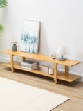 Телевизионный шкаф Комбинация журнального столика Современная минималистская экономика Домашняя гостиная спальня телевизионный шкаф небольшая квартира бамбука бамбука