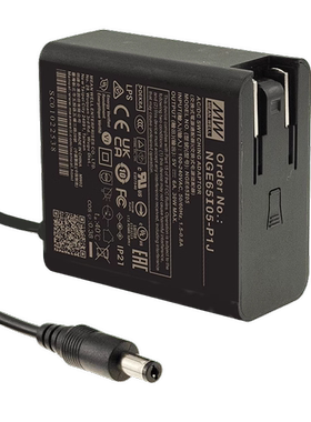 NGE65I/65U-P1J电源适配器65W 5/9/12/15/18/24/48V 壁挂可换插头