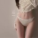 日系简约性感低腰三角裤 女抗菌无痕少女缎面纯色舒适女生内裤
