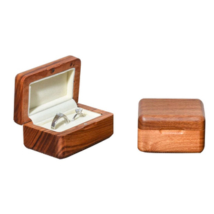 高档实木质戒指盒结婚对戒盒子红木首饰收纳盒耳钉饰品包装礼品盒