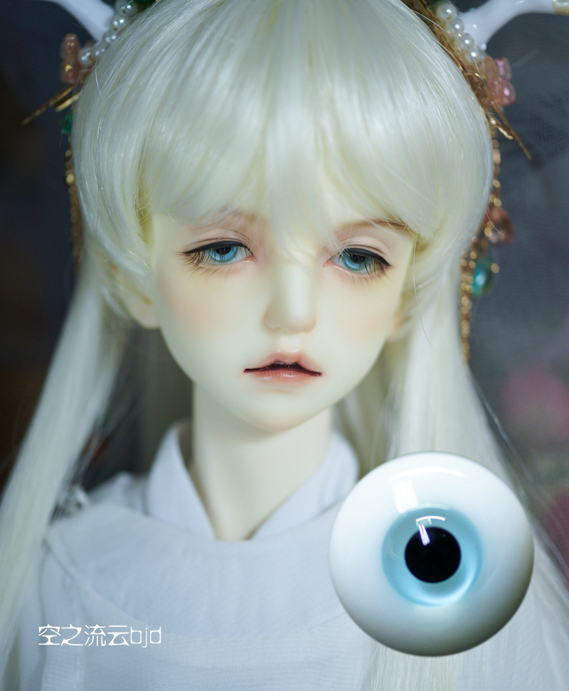 bjdsd娃现货小虹膜玻璃眼珠14mm