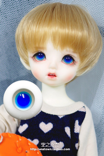 玻璃眼珠bjd娃娃14mm16mm