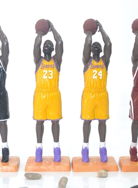 新款nba科比詹姆斯手办投篮摆件