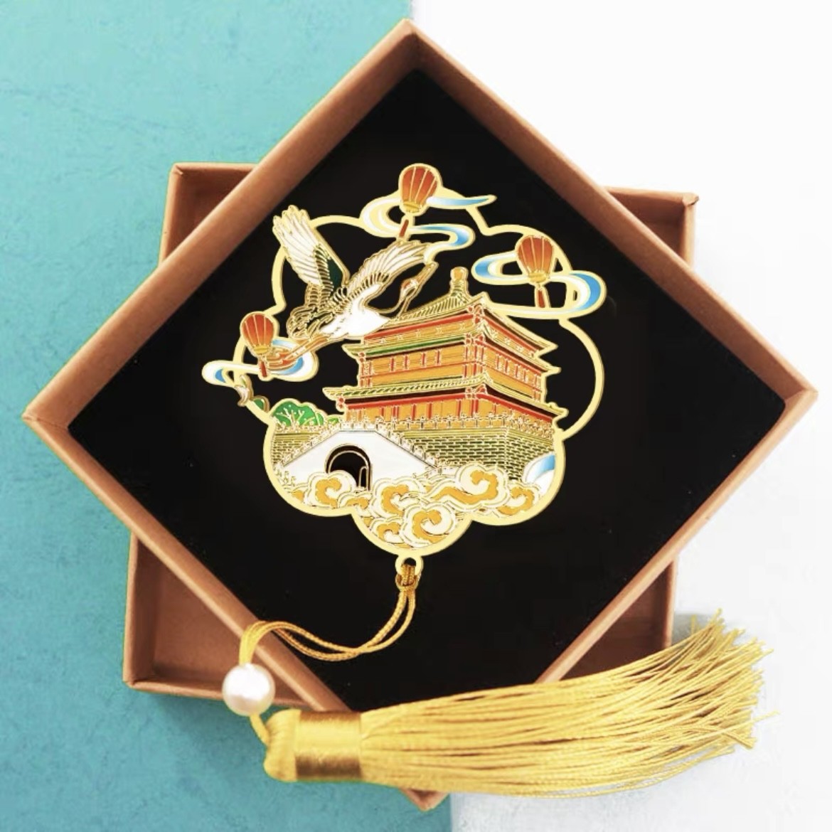 镂空金属书签黄铜礼品