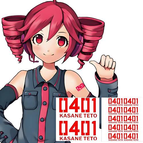 重音tetoutau公式服肩膀大臂贴