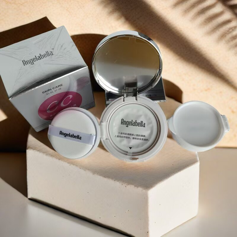 原于月仙水润焕彩气垫CC霜保湿锁水修容遮瑕隔离不脱妆正品CC霜