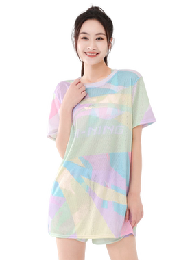 泳衣女三件套分体时尚印花泳衣