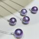 诸暨天然淡水珍珠吊坠女紫色紫罗兰紫气东来紫气东来紫气东来吊坠