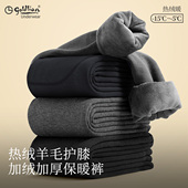 棉裤 秋裤 金利来男士 加厚护膝打底羊绒裤 保暖裤 冬季 衬裤 男款 毛线裤