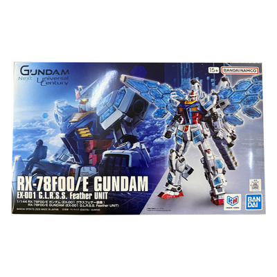 现货 万代 1/144 RX-78F00/E GUNDAM 元祖 玻璃羽翼装备 拼装模型