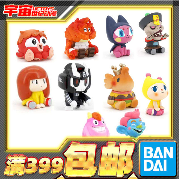 现货UNBOX盲盒 unbox friends wave3第三弹章鱼猫大象僵尸精灵Q版