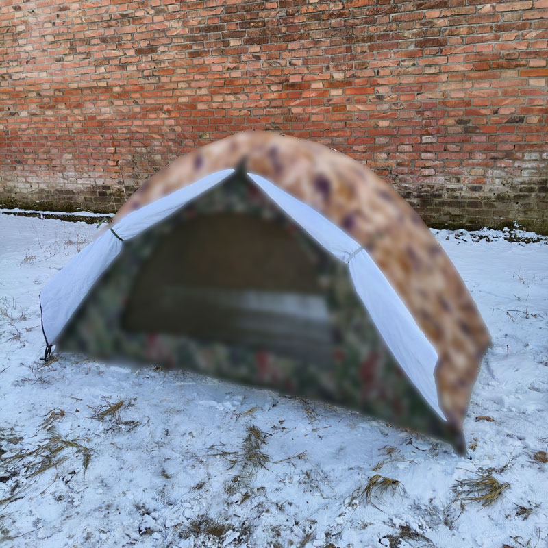 迷彩冬季帐篷户外露营野营过夜防暴雨耐寒帐篷加厚保暖冬钓帐篷