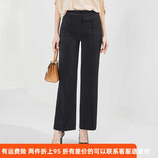 合体直筒裤 版 修身 斯尔丽瑟俪2021年春夏上新时尚