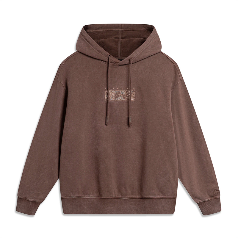 李宁冬季新款运动卫衣宽松套头