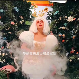 定制主题乐园欧式宫廷风裙子巴罗克洛可可风格裙子商演巡游服装