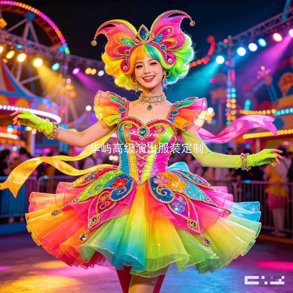 游乐园演出服装巡游服装卡通服装演出服装音乐节服装舞