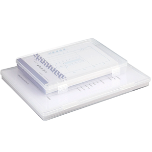 文件座/文件架/文件框A4透明文件盒收纳盒A5文件透明桌面家用说明书证件资料办公票据试卷收纳整理神器大容量