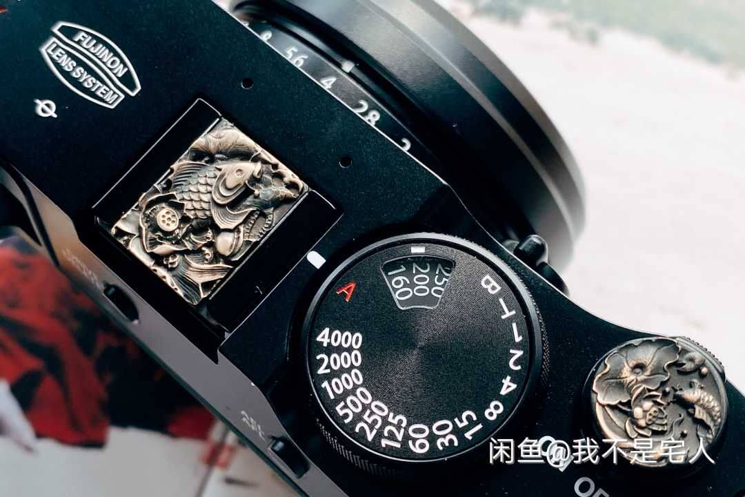 锦鲤定制适用于佳能佳能索尼宾得哈苏徕卡柯尼达禄来相机防尘盖
