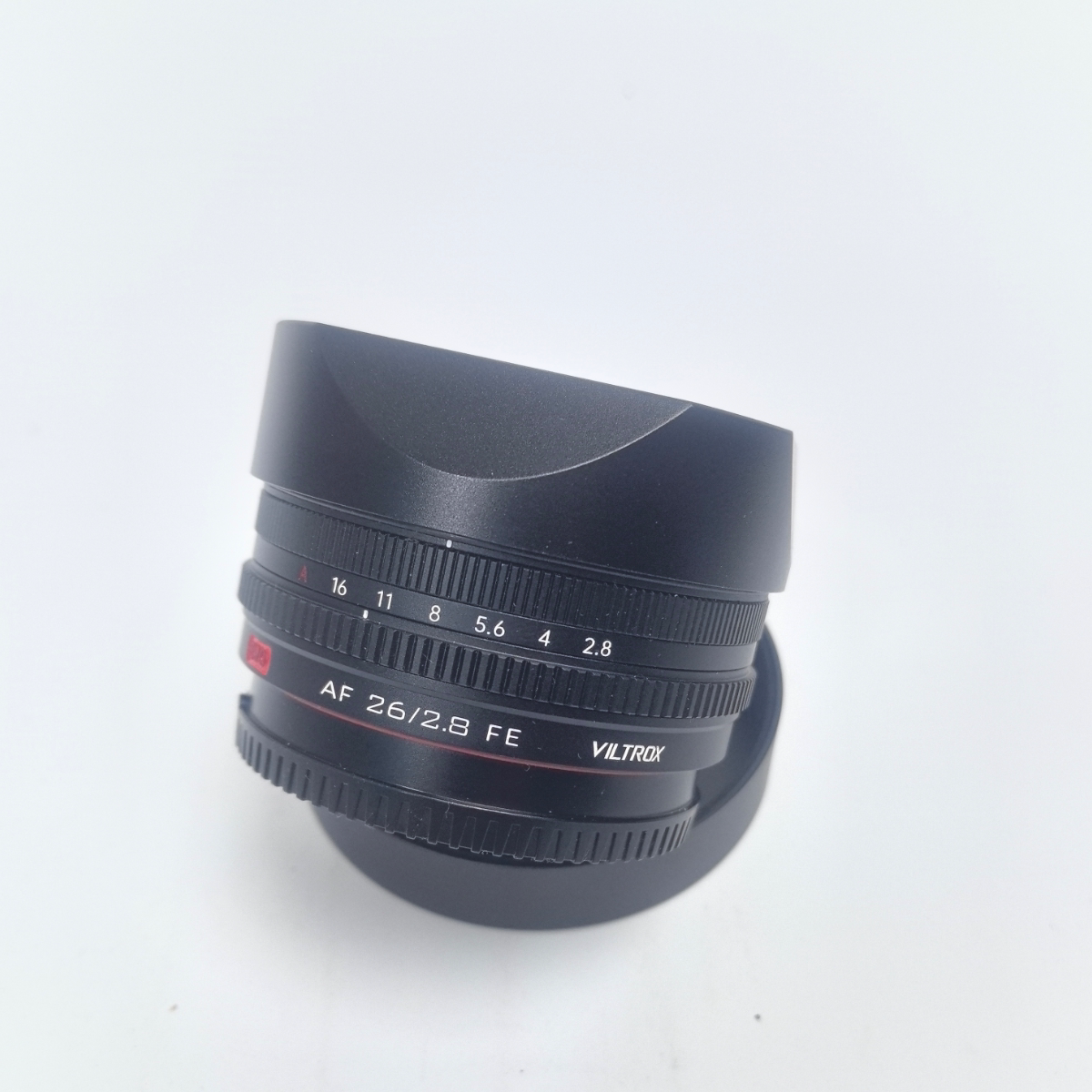 方形金属遮光罩适用于唯卓仕26mm F2.8定焦镜头遮光罩
