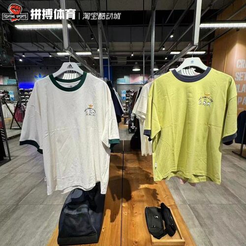 adidas阿迪达斯三叶草迪士尼联名短袖男女款唐老鸭印花T恤JP1413
