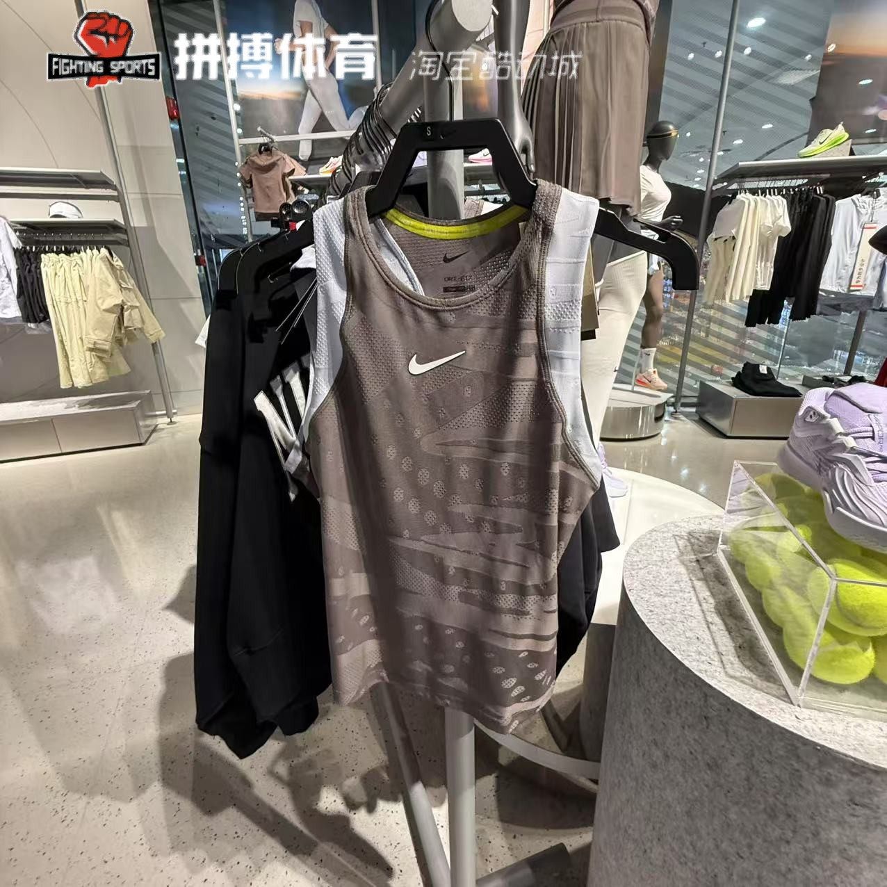 正品NikeCourt Slam 郑钦文同款女子速干网球背心 FZ6476