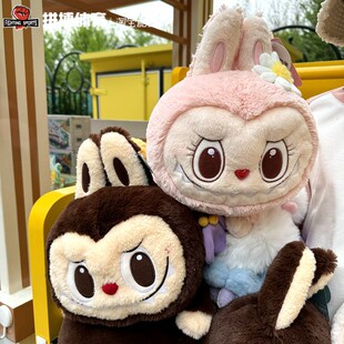 泡泡玛特城市乐园限定 甜睡趴姿公仔 LABUBU~MOKOKO甜心系列