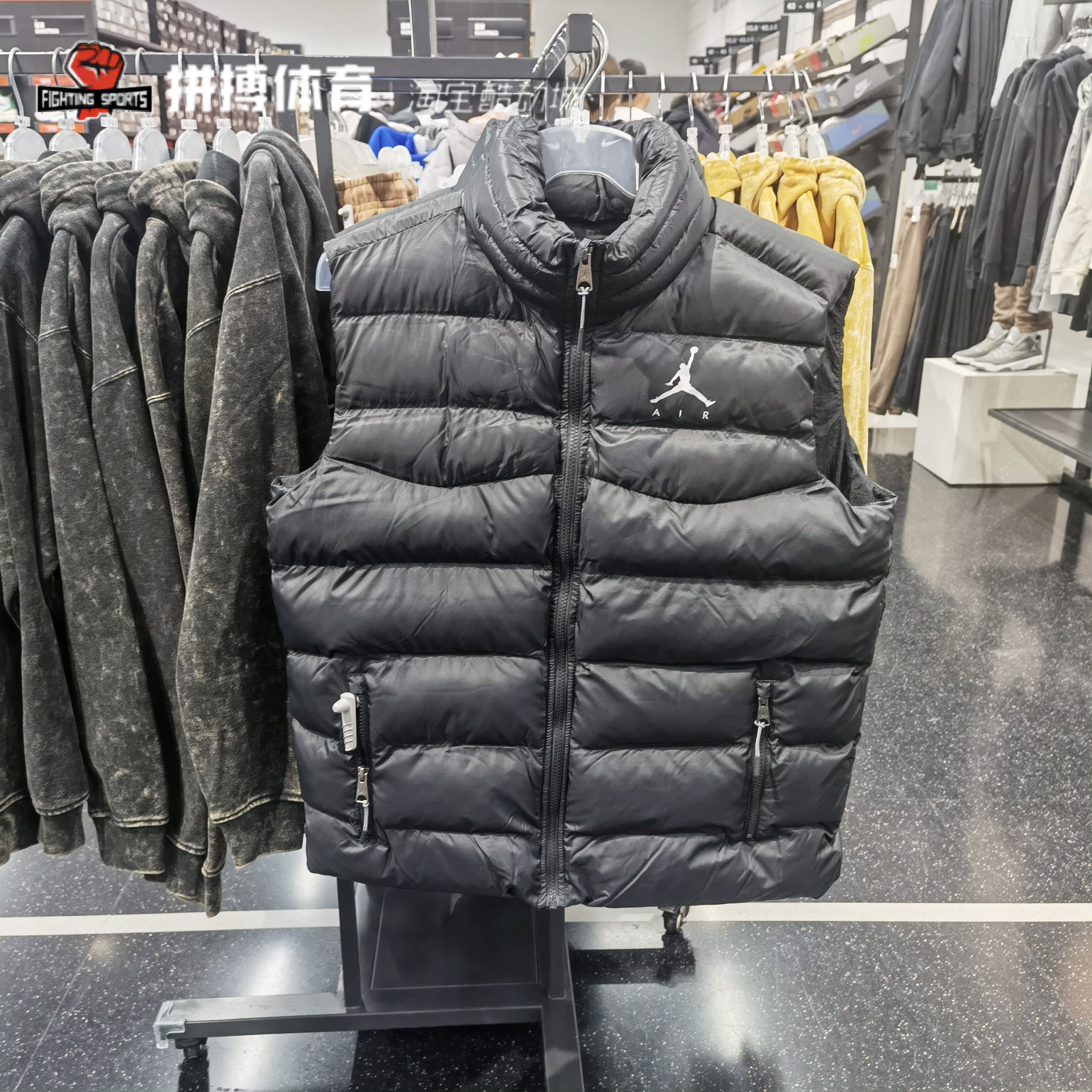 Jordan乔丹保暖棉马甲棉背心