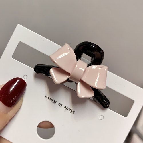 4.5cm三色蝴蝶结【抓夹】韩国发饰小号发抓夹子