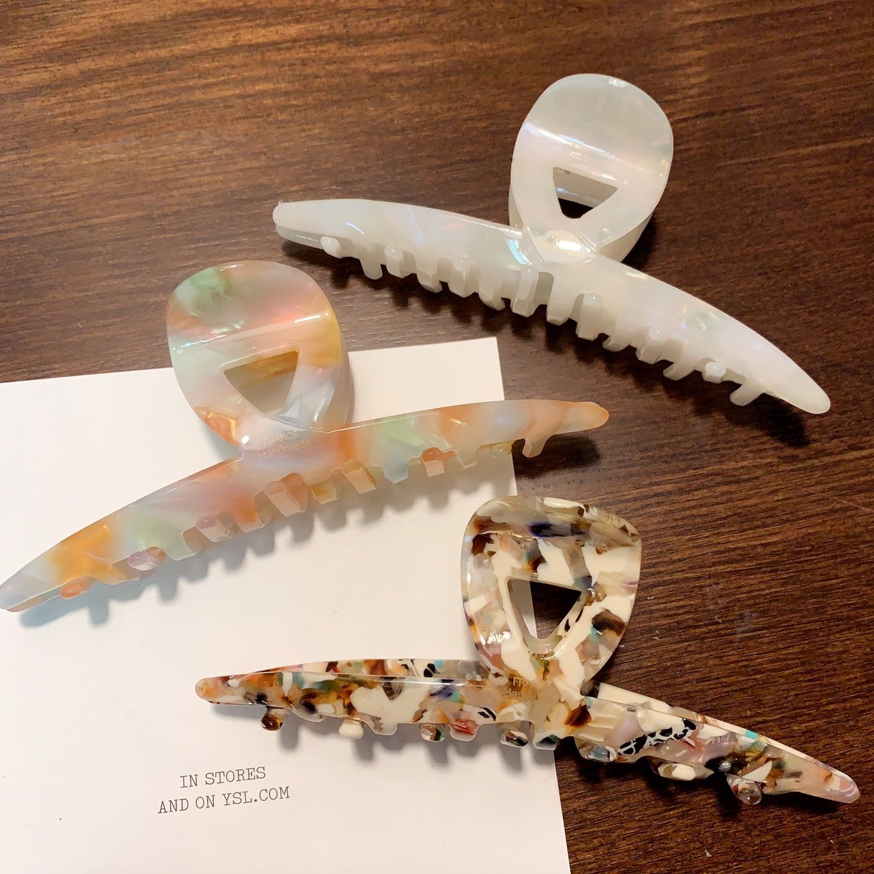 很轻!13cm醋酸【抓夹】韩国发饰大号鲨鱼夹后脑勺固定神器发夹子