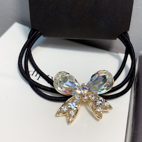 蝴蝶结 水晶【发绳】River shop韩国发饰扎头发皮筋头绳发圈23春