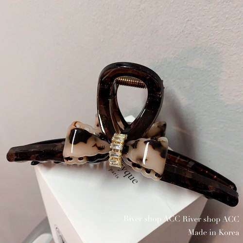 13cm醋酸蝴蝶结【大抓夹】韩国进口鲨鱼夹