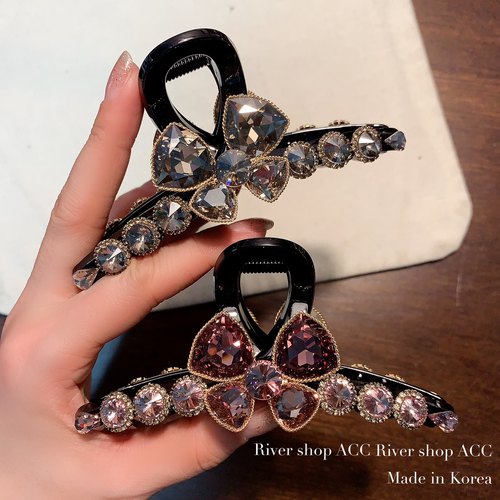 11cm水晶大蝴蝶【抓夹】韩国原创轻奢设计款新中式发夹发抓夹子