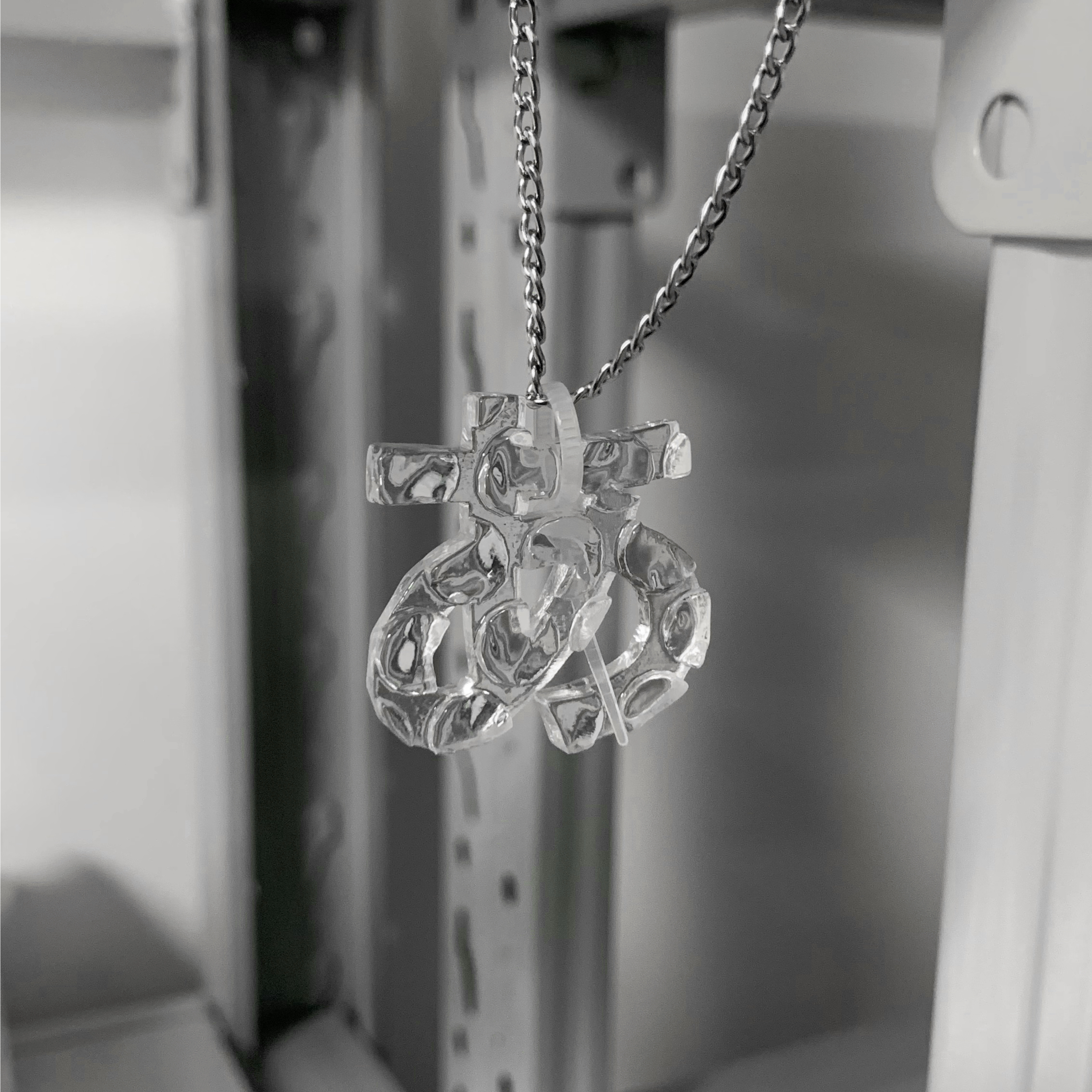 【现货】▷安心病栋▷あ-原创亚文化天使医疗系日文透明感项链