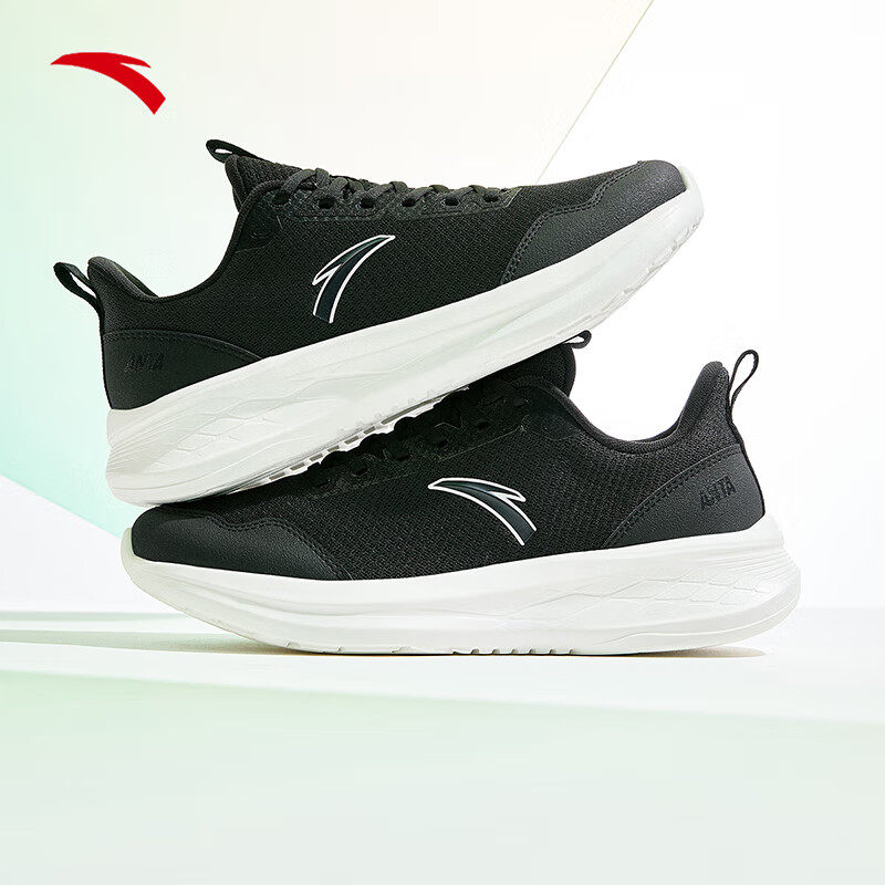 安踏男鞋跑步鞋2025新款秋冬透气网鞋软底休闲鞋官方旗舰运动鞋男