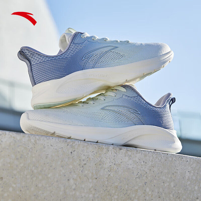 安踏女鞋跑步鞋2024新款夏季氢跑鞋透气网鞋官方旗舰正品运动鞋女