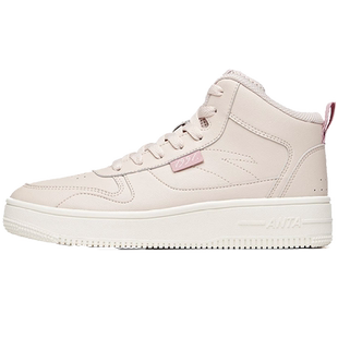 安踏女鞋高帮板鞋2026新款女款正品休闲鞋子官方旗舰春季运动鞋女