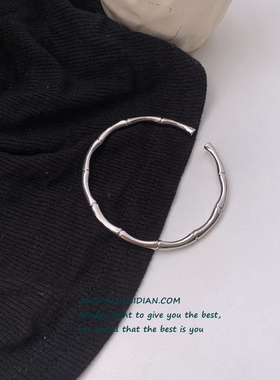 开口2022年款竹节手镯女小众设计