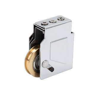 顶谷4只加厚90老式铝合金门窗滑轮推拉窗轮子玻璃窗户不锈钢滚轮